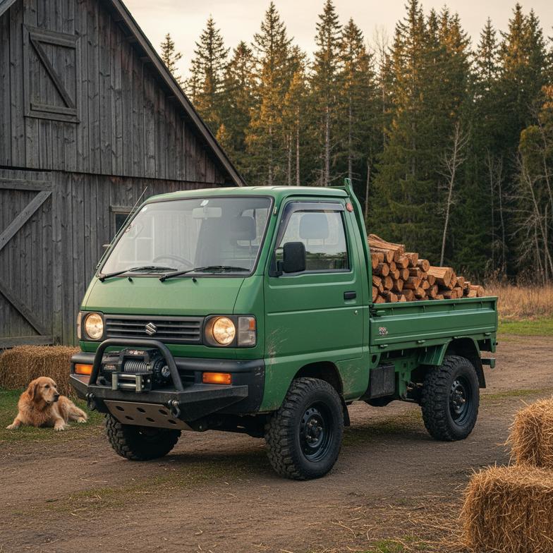 Discover the Versatility and Charm of the 1992 Japanese Suzuki Carry Mini Truck