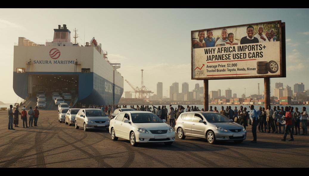 Why Africa Imports Over 290,000 Reliable and Affordable Used Cars from Japan Every Year